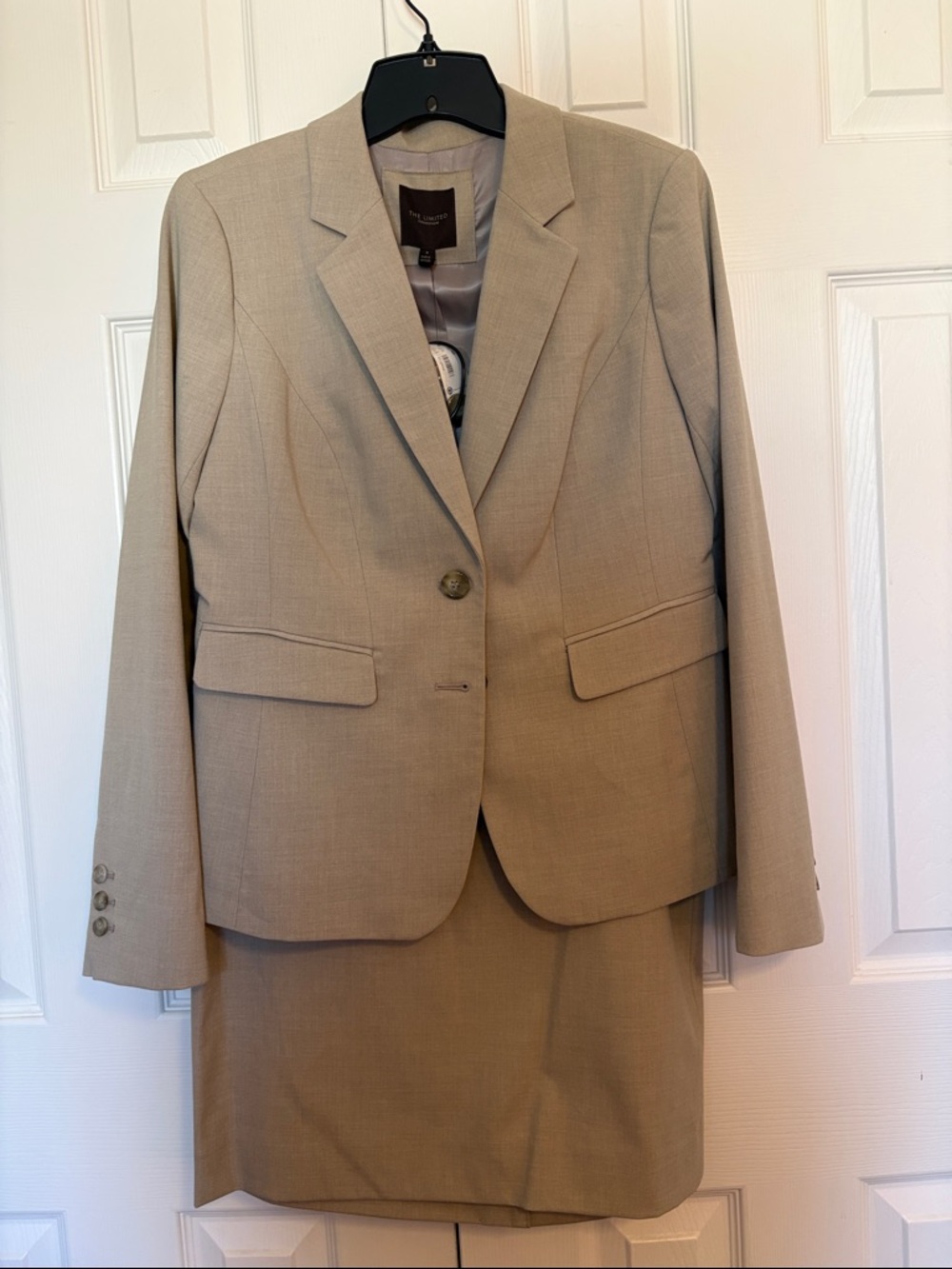 Women’s two-piece suit set with blazer and skirt